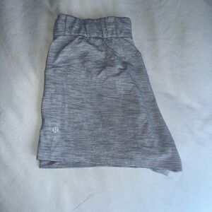 Lululemon Athletica Gray Athletic Shorts with Elastic Waistband